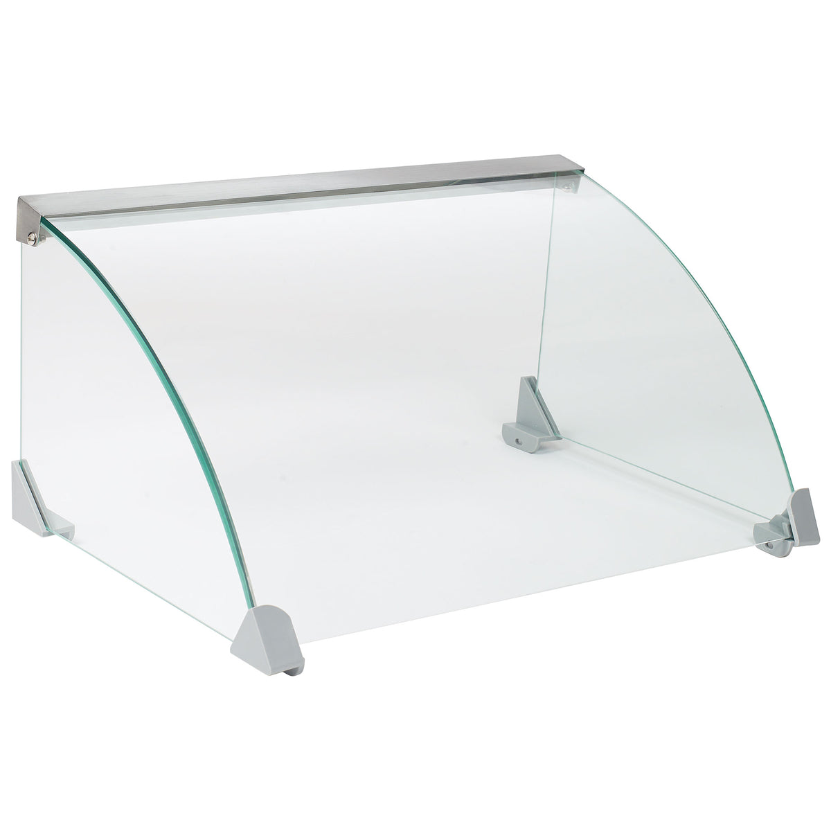 Winco EHDG-5SG Spectrum Hot Dog Grill Sneeze Guard for the EHDG-5R | glass