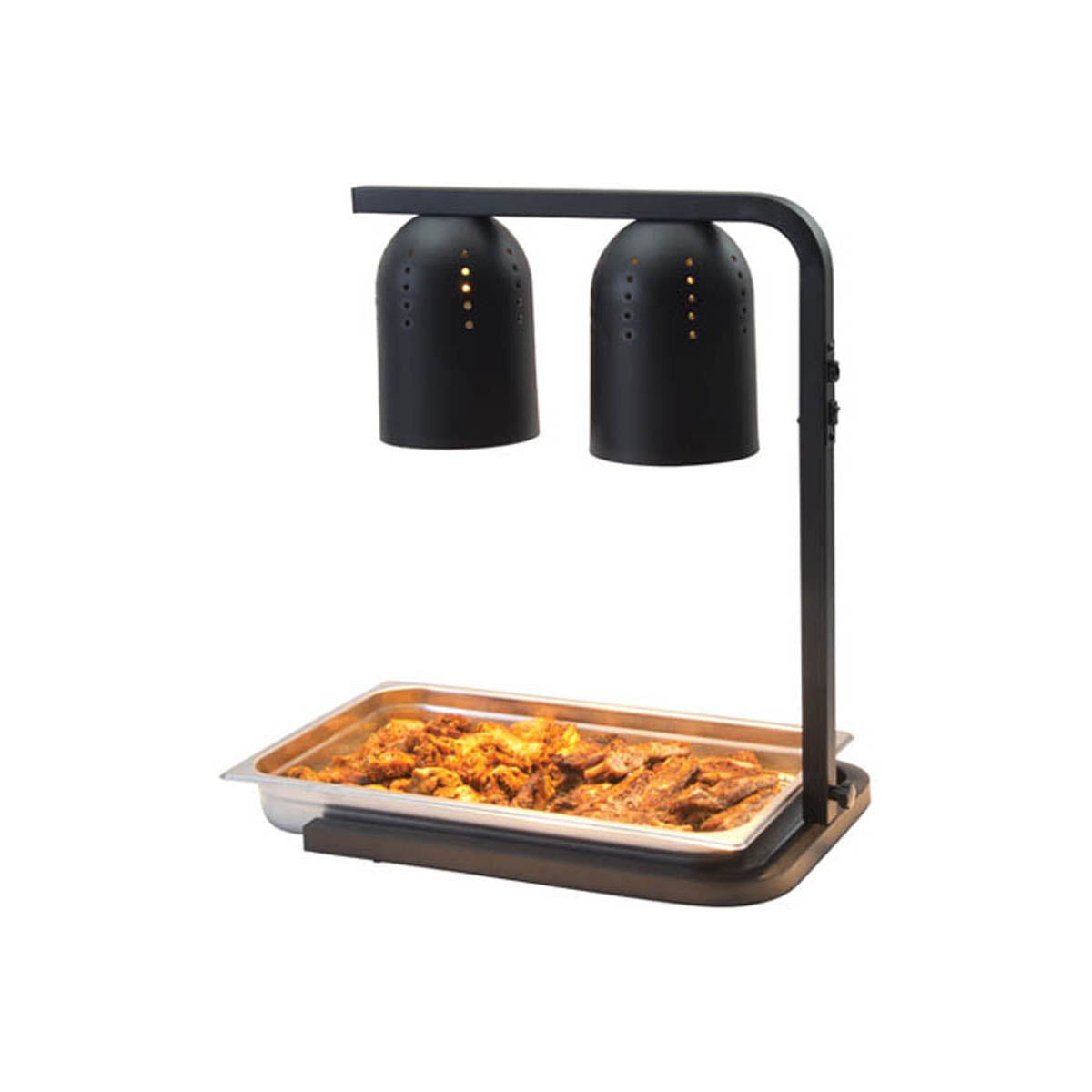 Winco EHL-3C Two Bulb Electric Heat Lamp, 120V, 500W | 19.75" Wide