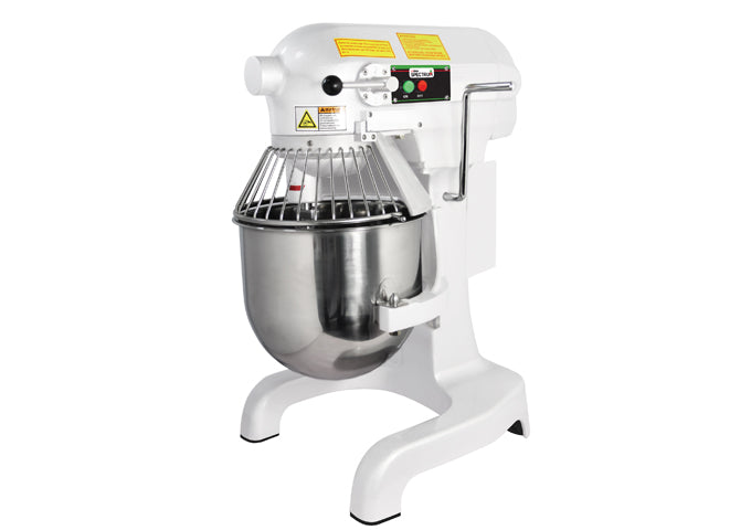 Winco EMP-10 Spectrum 10 Qt Floor Planetary Mixer w/ Attachments, 1 HP | 15.13" Wide