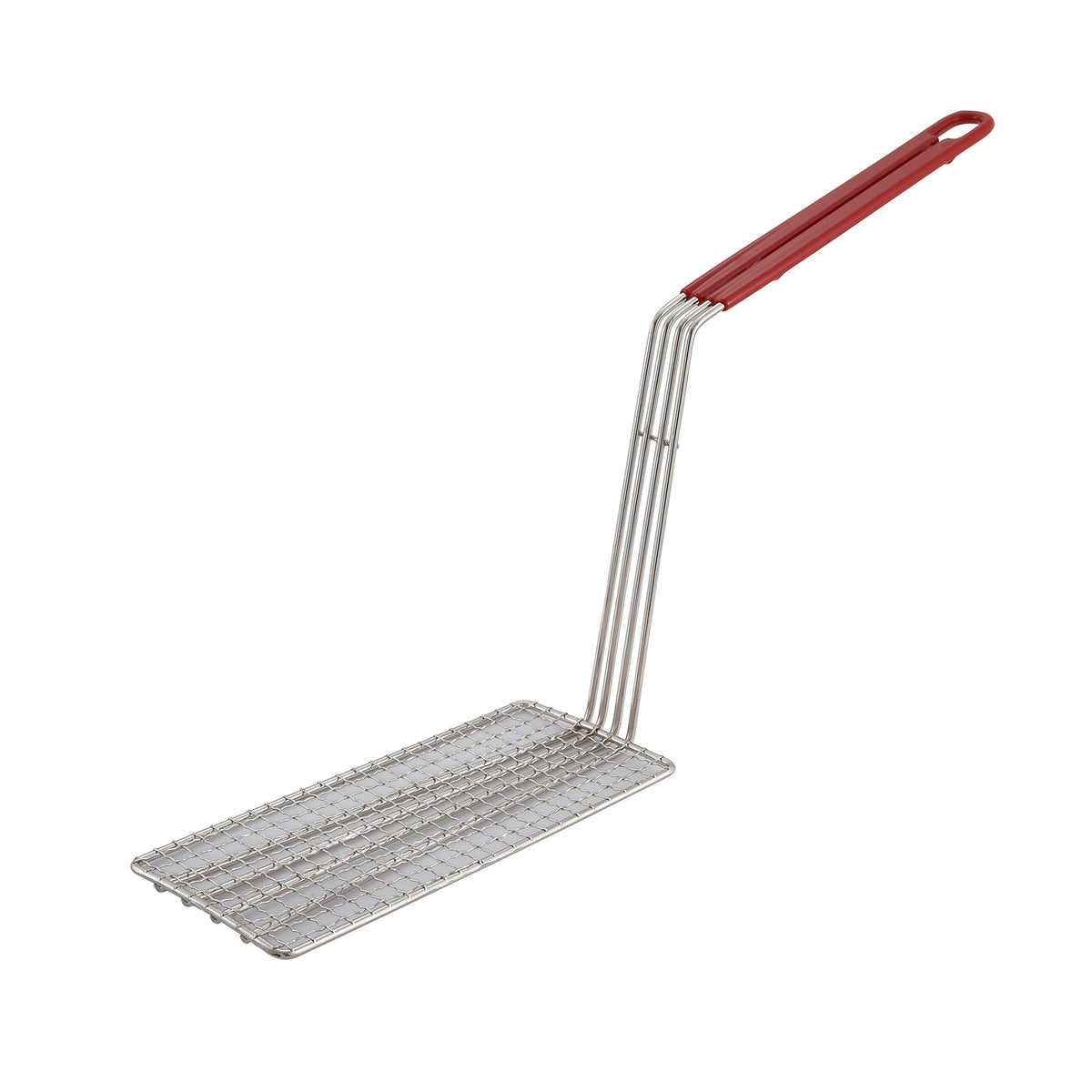 Winco FB-PB Rectangular Fry Basket Press w/ 11" Handle Fits Winco FB-30 | aluminum housing