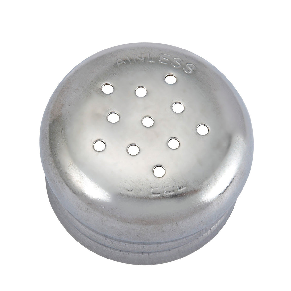 Winco G-109C Glass Mushroom Shaker Top, Stainless Steel for G-109 Model, Kitchenware - 1 Dozen