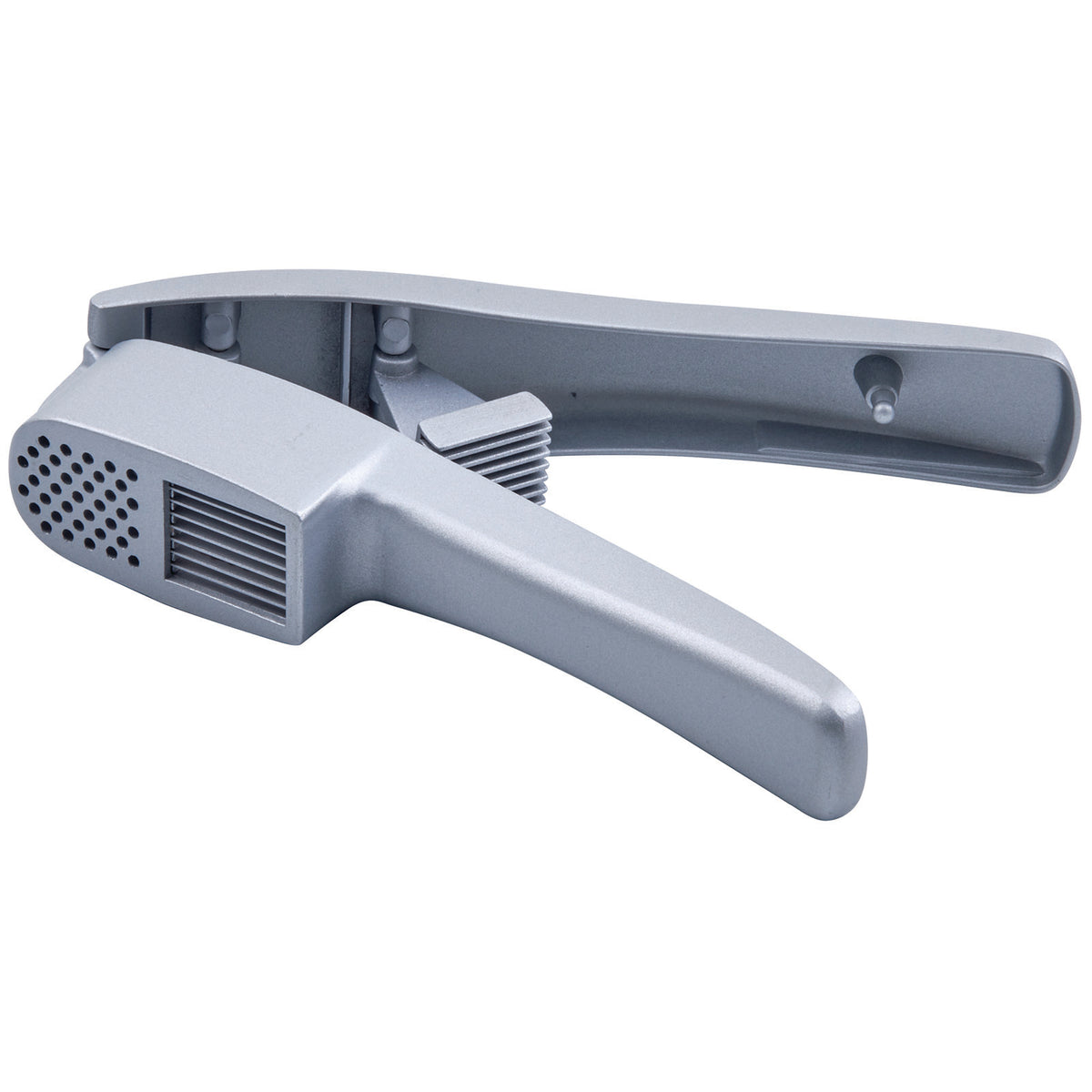 Winco GP-2 7.5" Garlic Press and Slicer, Non-Stick Coating | aluminum