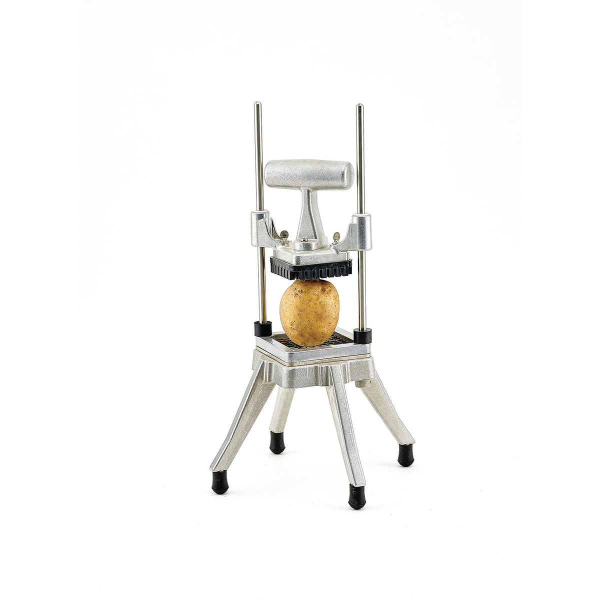 Winco HCD-250 Kattex 1/4" Blade Chopper and Dicer, Aluminum Frame, Stainless Steel Blades, Non-Skid Feet