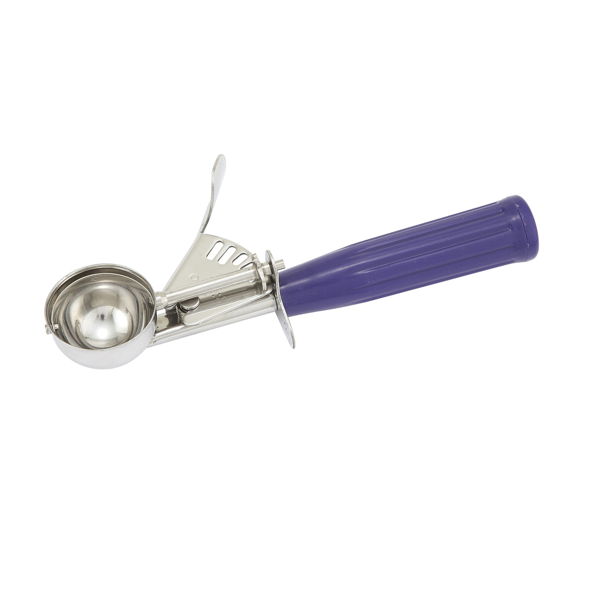 Winco ICD-40 Size 40 Stainless Steel Ice Cream Disher with Plastic Handle | .3 - .9 oz
