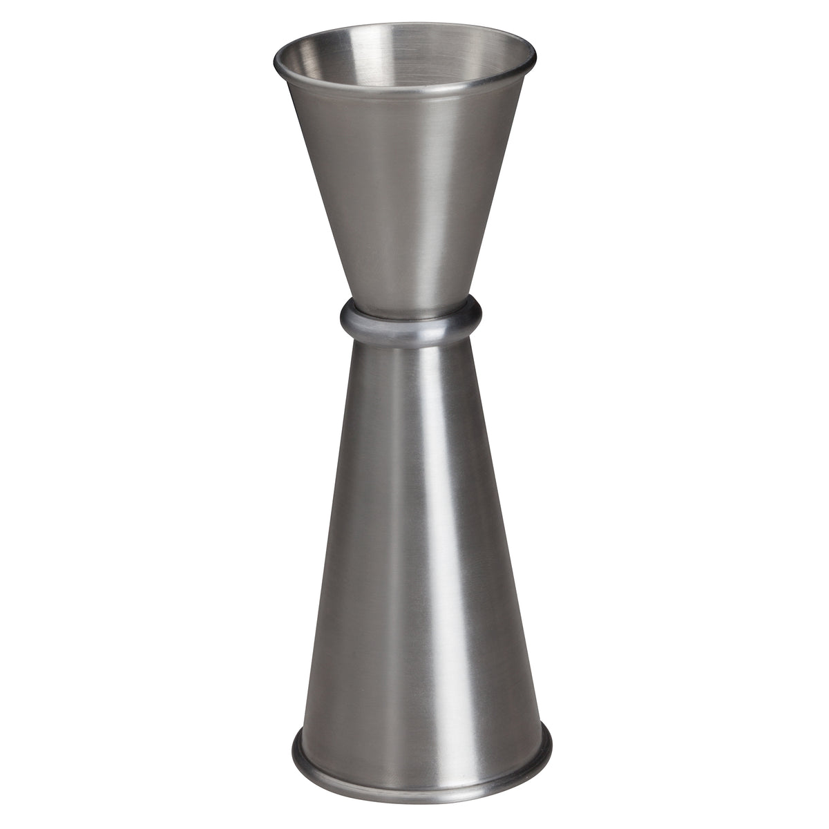 Winco J-9 1 oz. & 2 oz. Japanese-Style Stainless Steel Jigger | 0" Wide