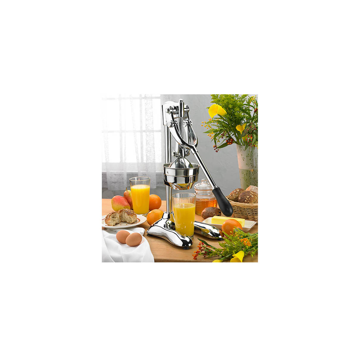 Winco JC-19 19" Heavy Duty Manual Juice Squeezer