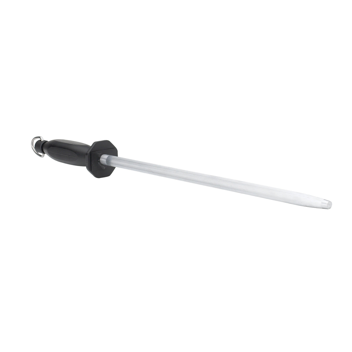 Winco K-34S 14" Round Premium Sharpening Steel w/ Ergonomic Polypropylene Handle