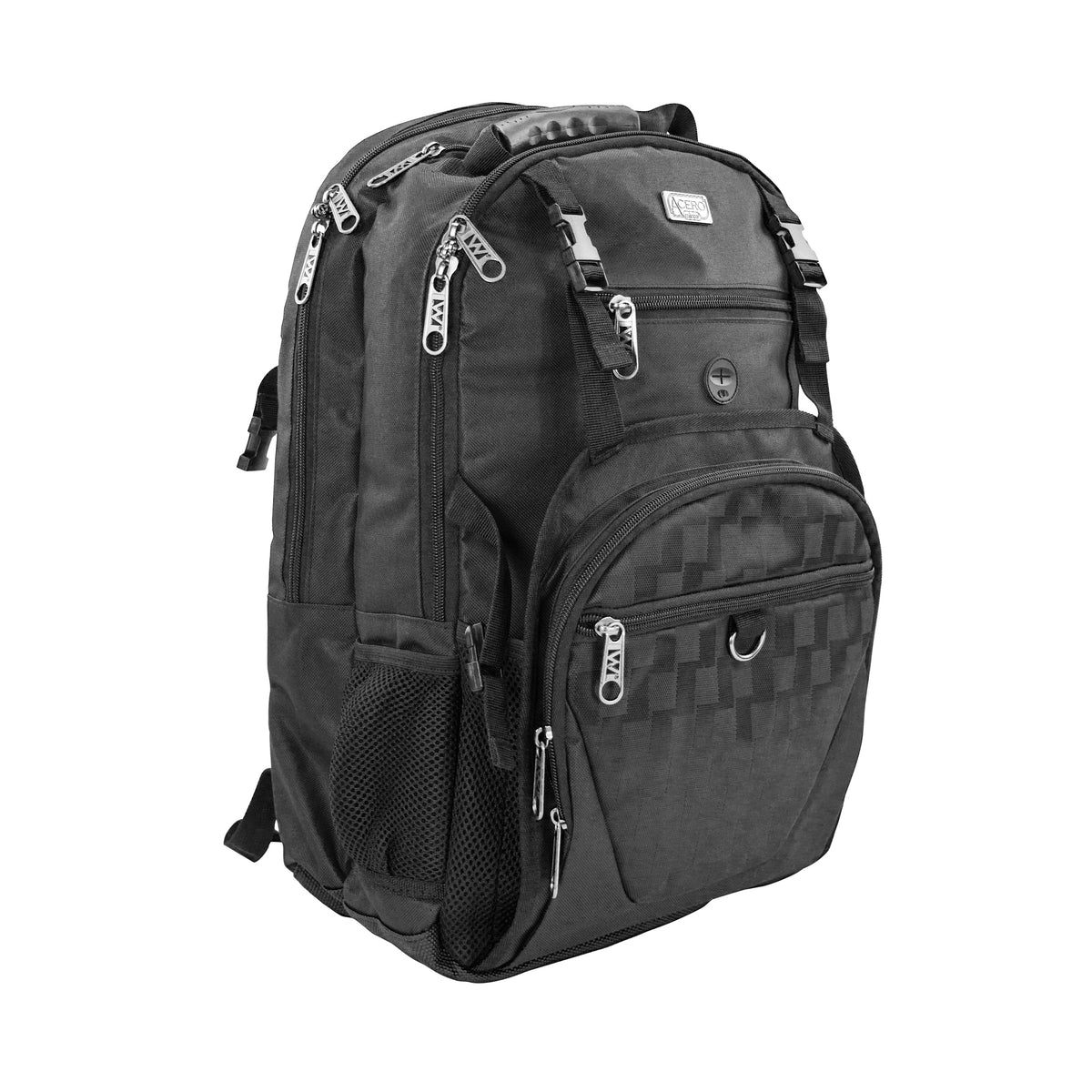 Winco KBP-1 Acero Backpack, Wide Ergonomic Straps, Padded Laptop Sleeve, Back Airflow System | 0" Wide