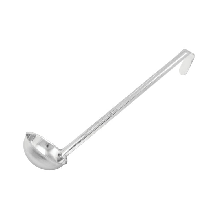 Winco LDI-3 Stainless Steel 12" Round Bottom 1 Piece 3 oz. Serving Ladle | 2 to 5 oz