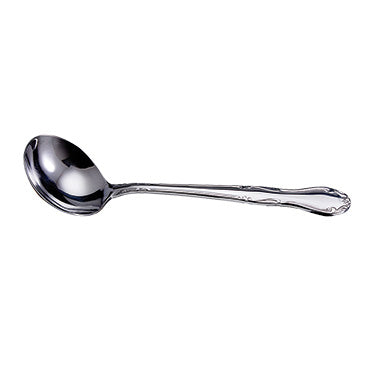 Winco LE-1 Elegance Gravy Ladle, 7" Length, 1 oz Capacity, Stainless Steel - 1 Dozen