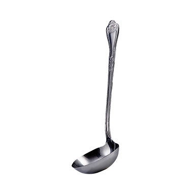 Winco LE-4 Elegance Stainless Steel 13" 1 Piece 4 oz. Gravy Serving Ladle