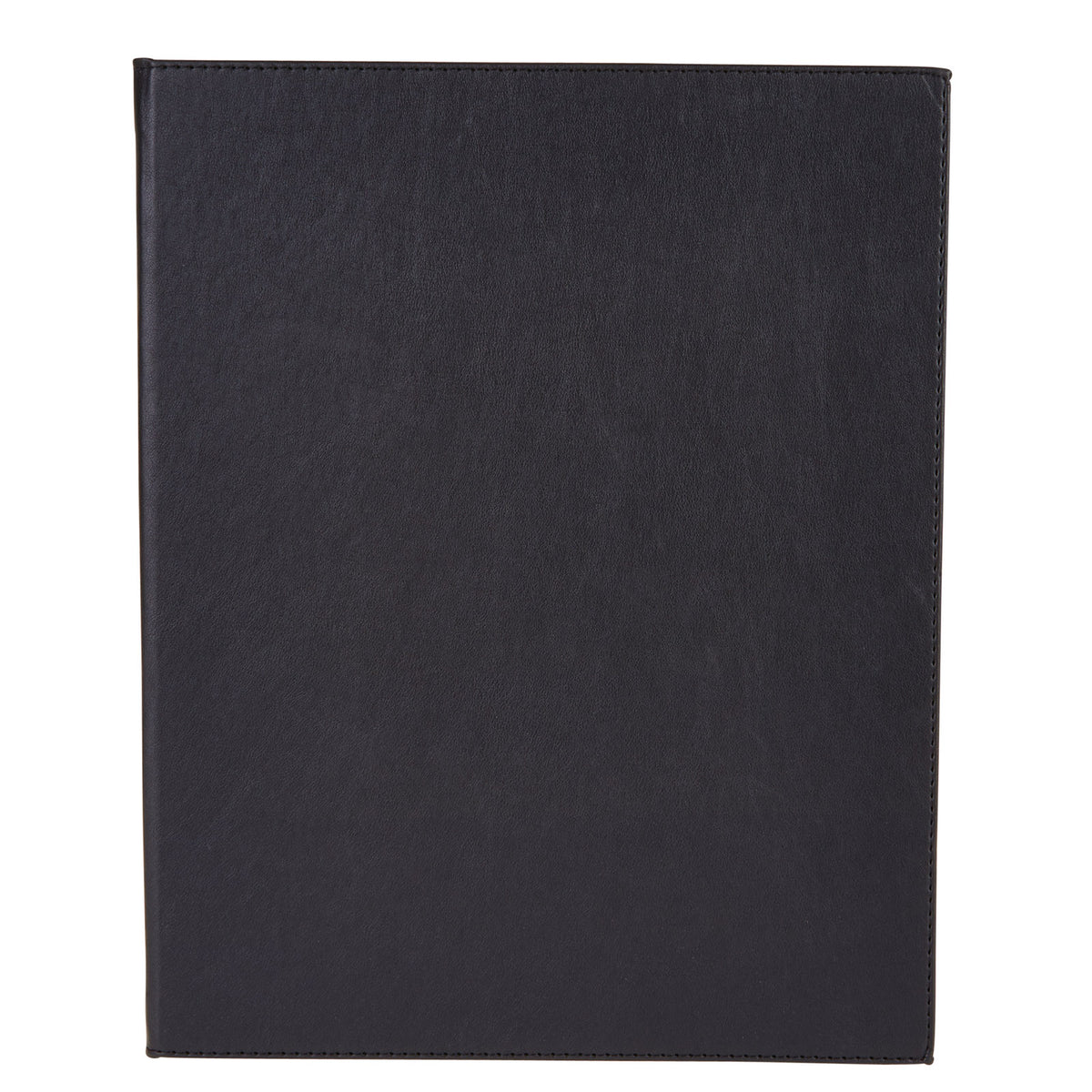 Winco LMD-811BK Menu Cover, Double, Letter Size, Holds 8-1/2" X 11" Paper | leather-like
