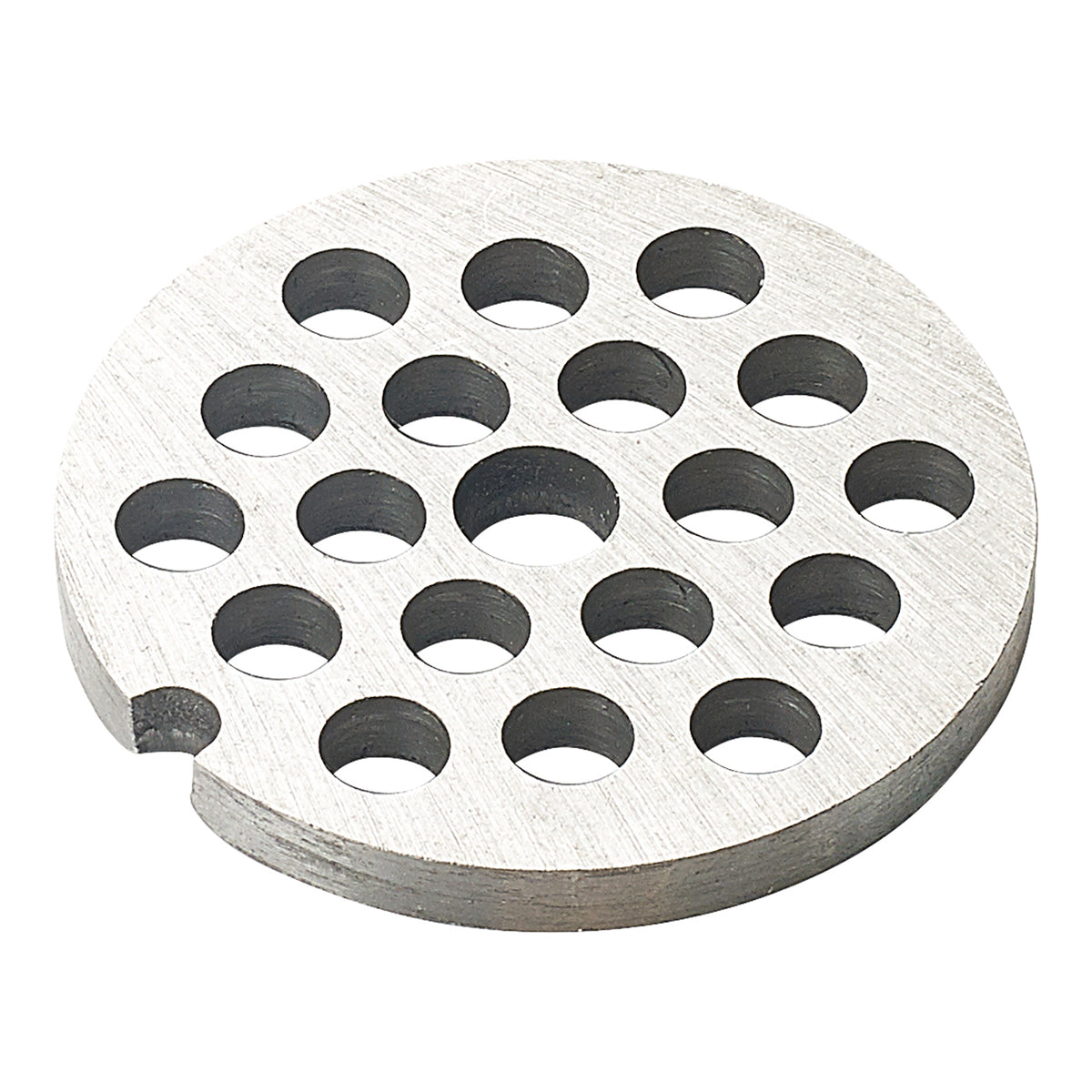 Winco MG-10516 #10 5/16" Iron Meat Grinder Plate for MG-10, 8mm Precision Attachment