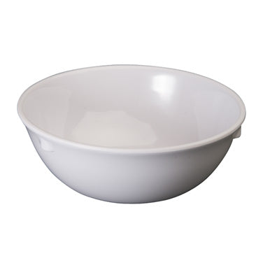 Winco MMB-11W 4" White Melamine Nappie Bowl, 11 oz, Heat-Resist 212°F, Dishwasher Safe - 1 Dozen