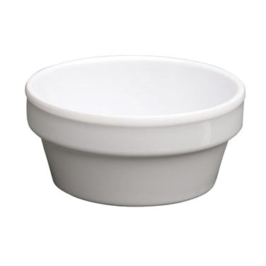 Winco MMSC-2W White Melamine Sauce Cup, 2.5 oz, 2-3/4" Dia., Heat-Resistant, NSF - 1 Dozen | 2 oz