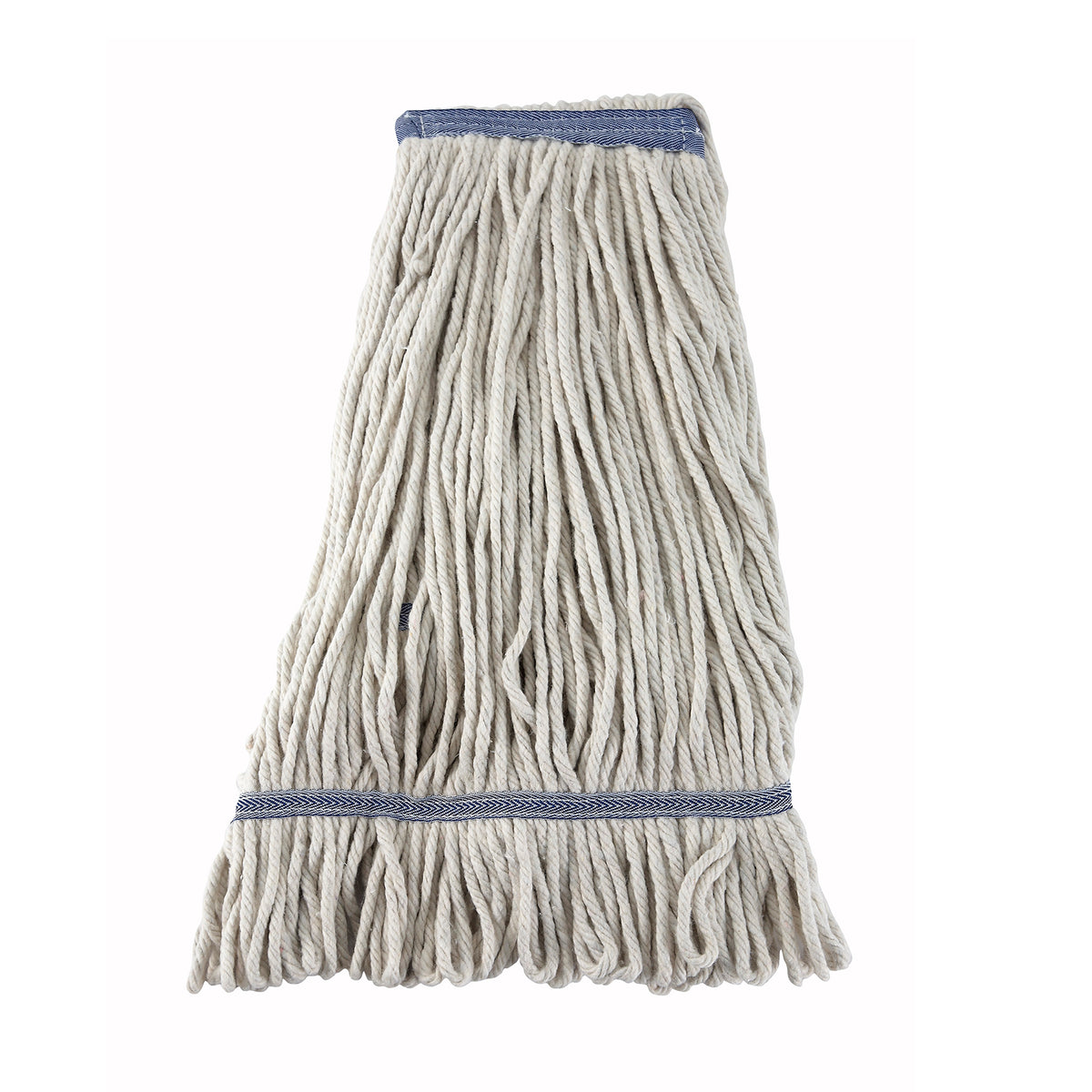Winco MOP-24W Wet Mop Head, 24 oz. (680g), Loop-End, 1-1/4" Band, White | 24 oz (#24)