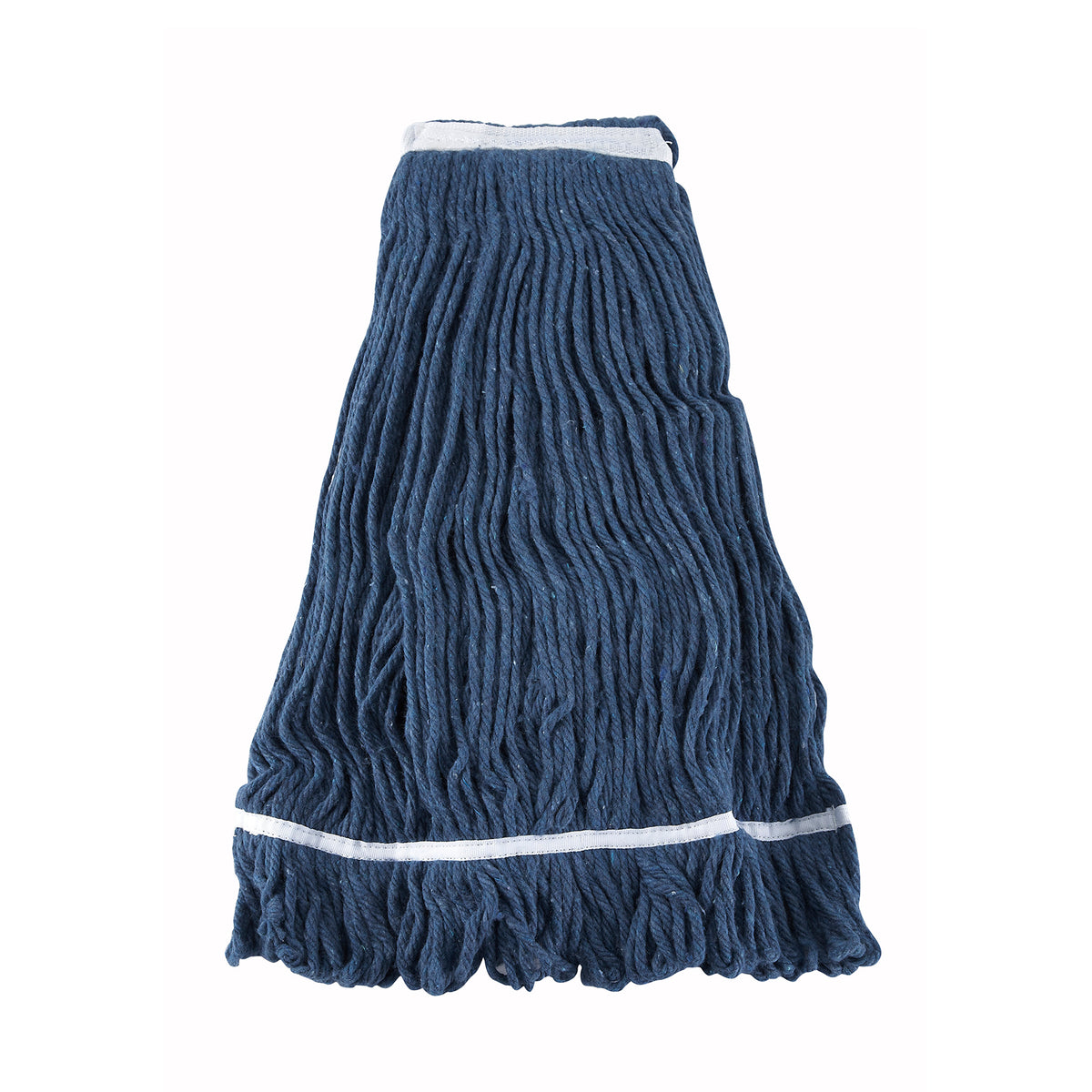 Winco MOP-32 Wet Mop Head, 32 oz. (900g), Loop-End, 1-1/4" Band, Blue | 32 oz (#32)