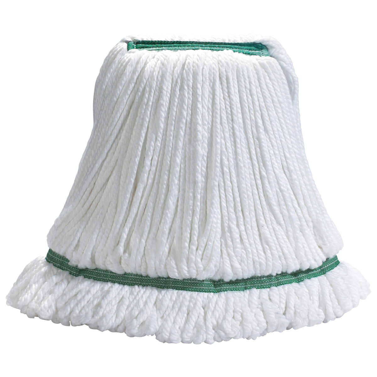 Winco MOPM-M Wet Mop Head, Medium, 14 oz., (400g), Loop-End, 1-1/4" Band | 14 oz (#14)