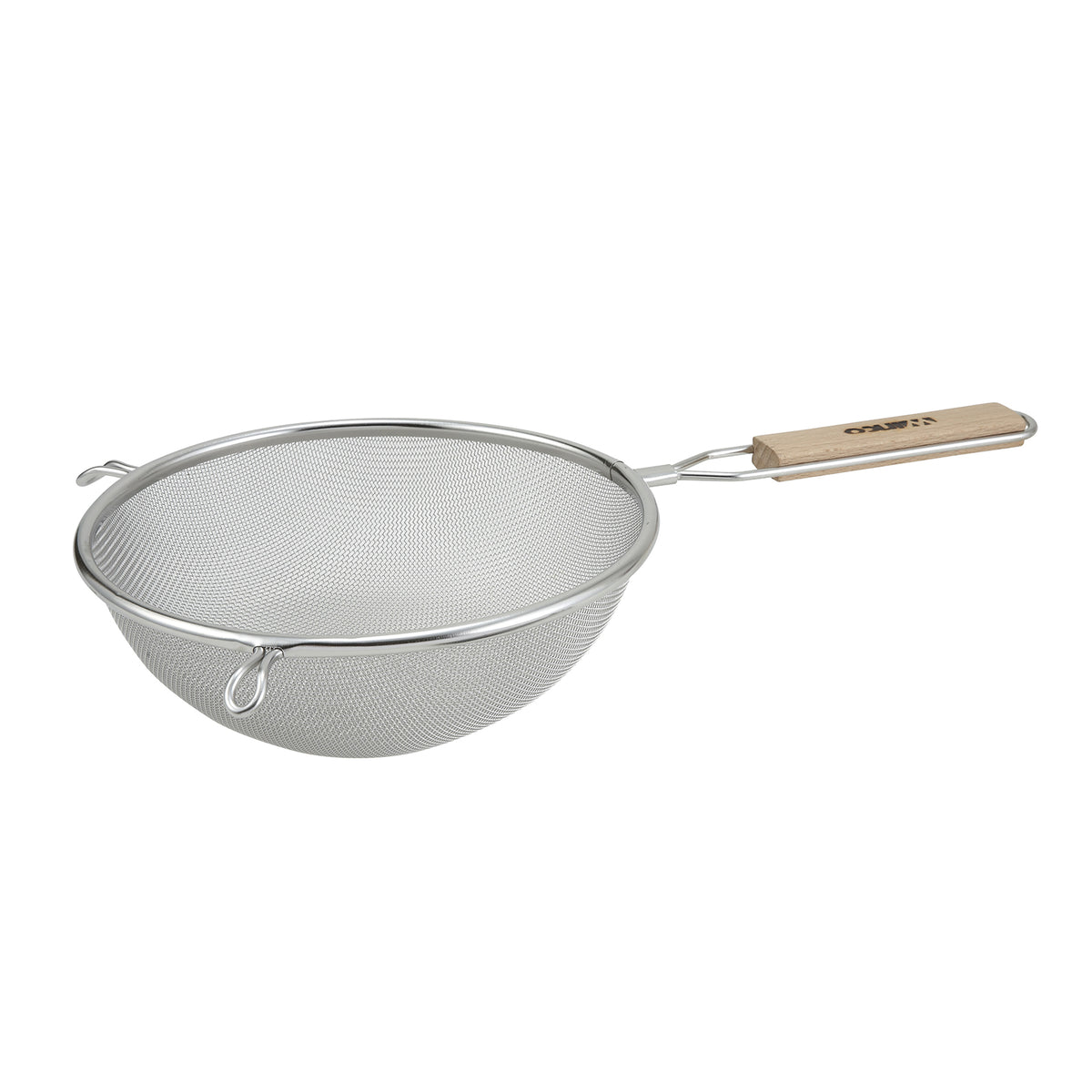 Winco MS3A-8S 8" Stainless Steel Fine Single Mesh Strainer, Round