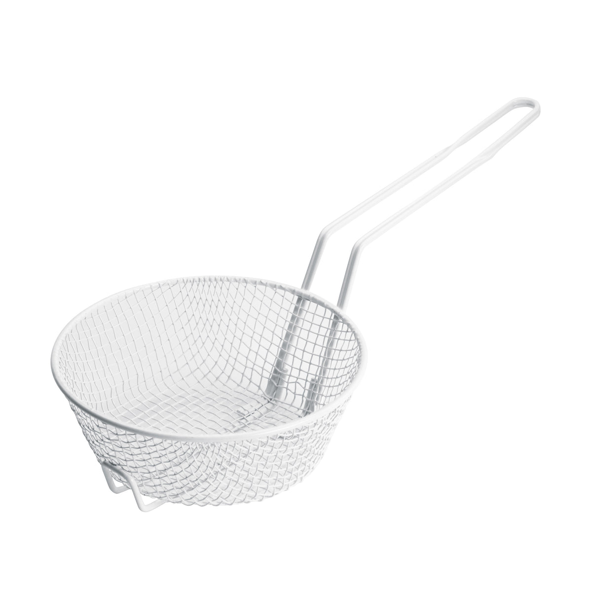 Winco MSBW-08M 8" Medium Mesh Non-Stick Breading Basket w/ Plastic Coating | aluminum housing