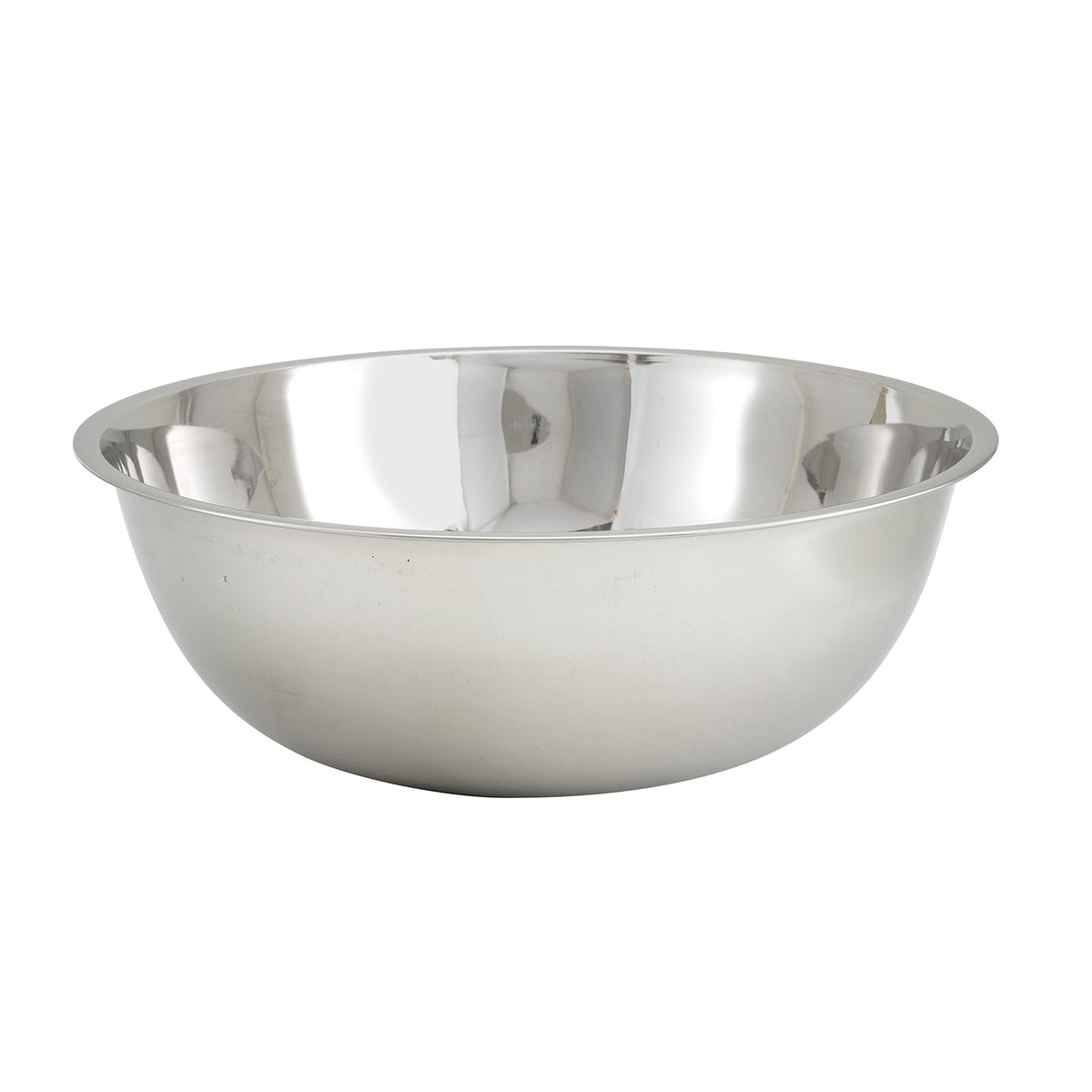 Winco MXB-2000Q 20 Qt. Standard Weight Economy Mixing Bowl - Stainless Steel | 20 - 30 qt
