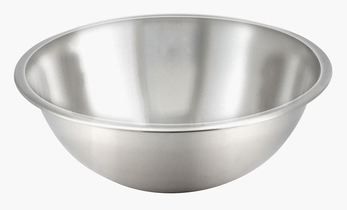 Winco MXB-950Q 9.5 Qt Stainless Steel Economy Mixing Bowl | 9 - 14 qt