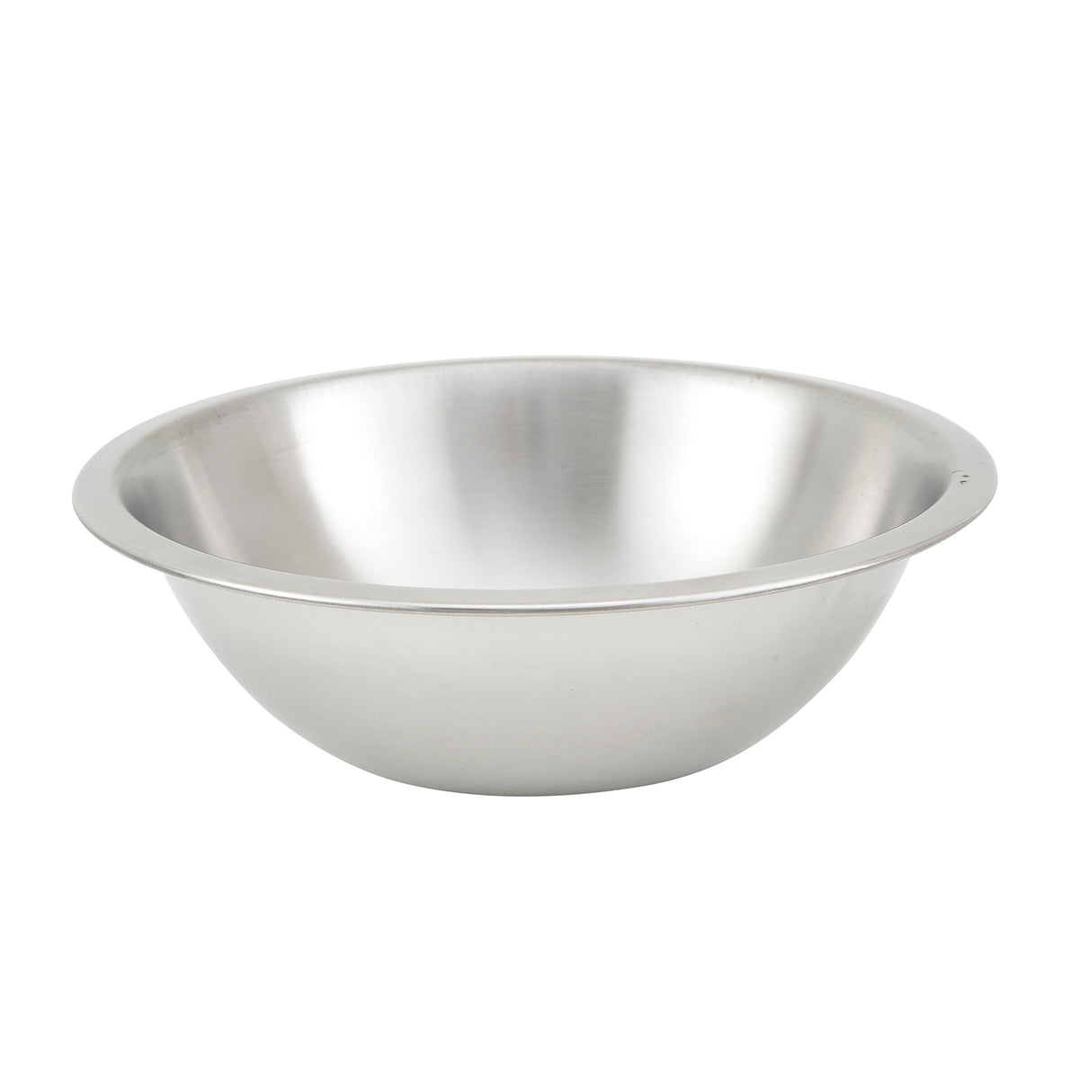 Winco MXHV-150 1.5 Qt. Stainless Steel Mixing Bowl - Heavyweight / Round | 1.9 qt (and under)