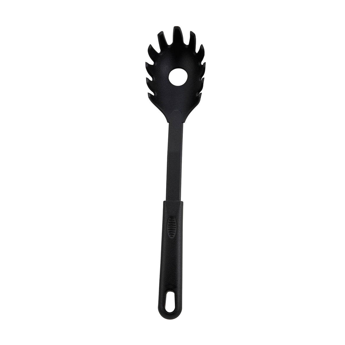Winco NC-PS1 Black Nylon 12" Pasta Fork | plastic
