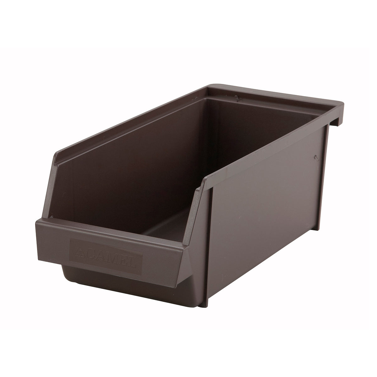 Winco OGZ-1B Brown Cutlery Bin Organizer - 12"L x 5"W x 4-1/8"H | plastic