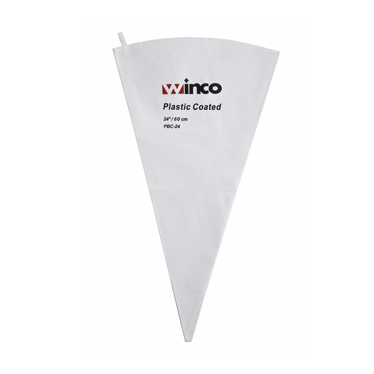 Winco PBC-24 24" Plastic Lined Canvas Pastry Bag - Cotton Outside