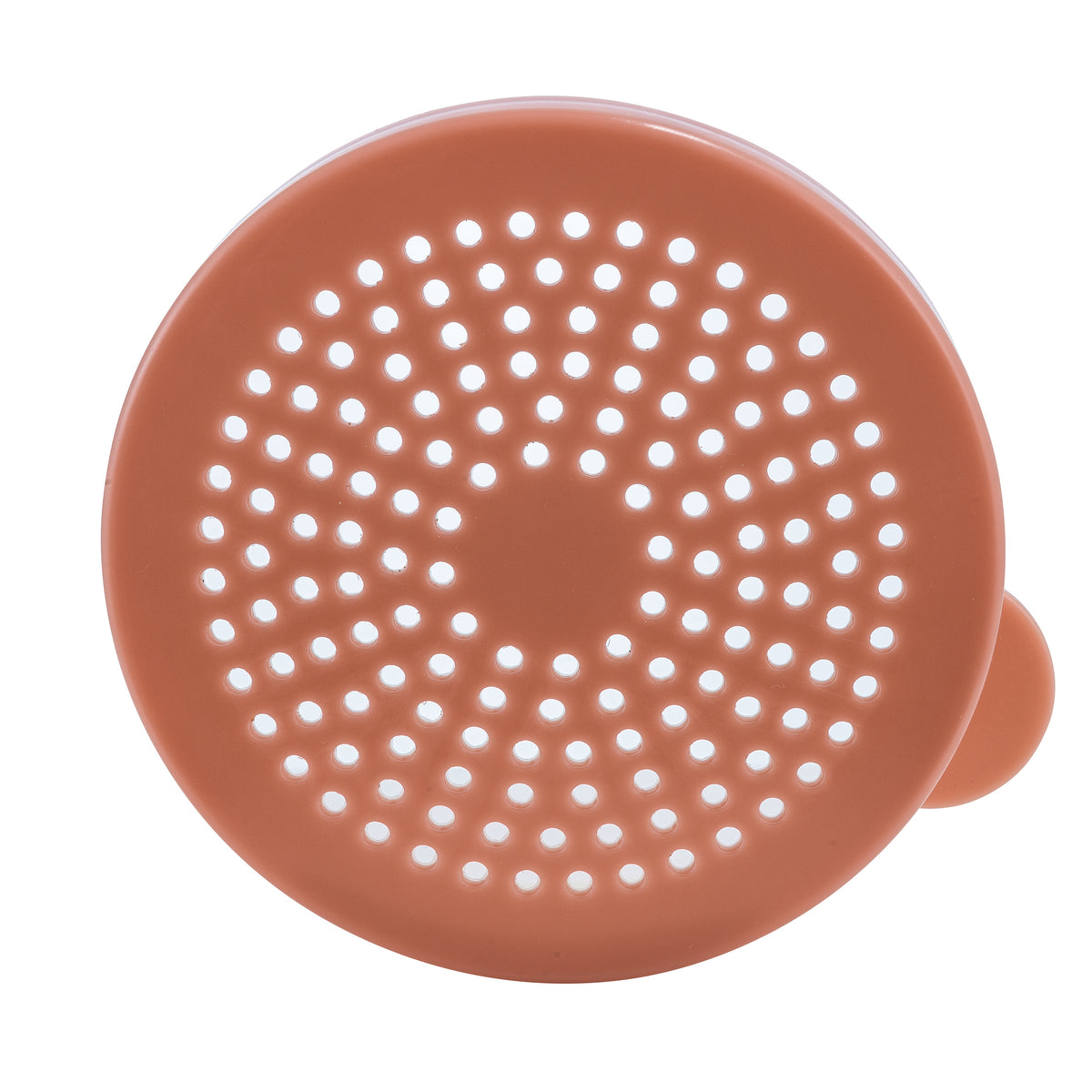 Winco PDG-RL Dredge Lid, 10 oz Rose Polycarbonate Plastic, Perforated Top, Red Finish - 6/Pack