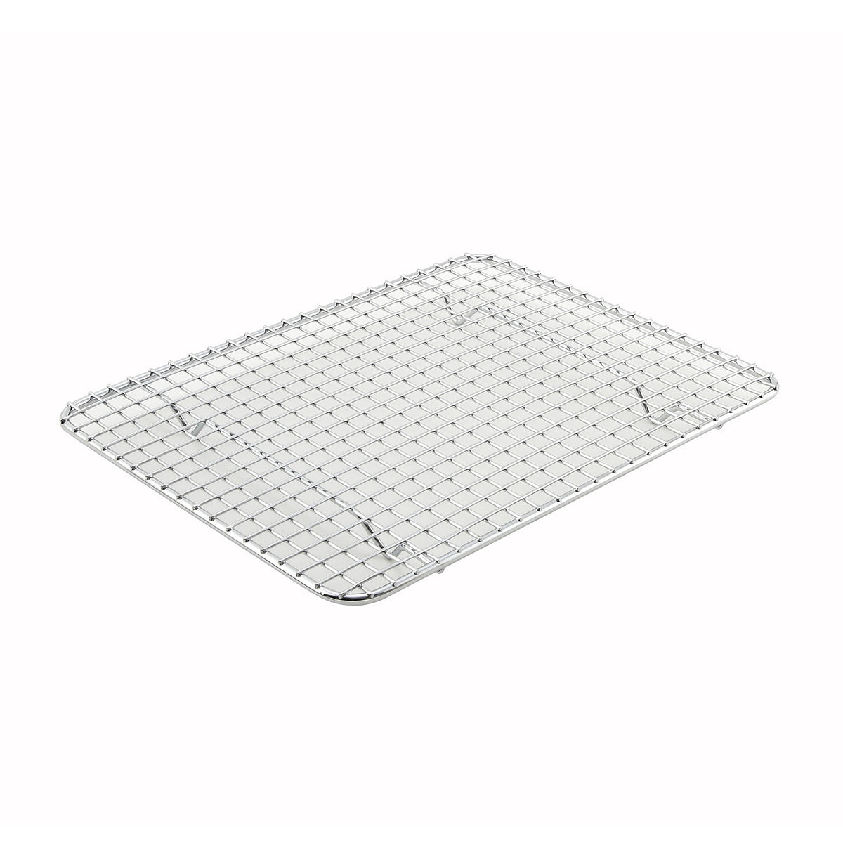 Winco PGW-810 Wire Pan Grate, 8" X 10", 1/2 Size, Rectangular, Chrome-Plated | chrome plated