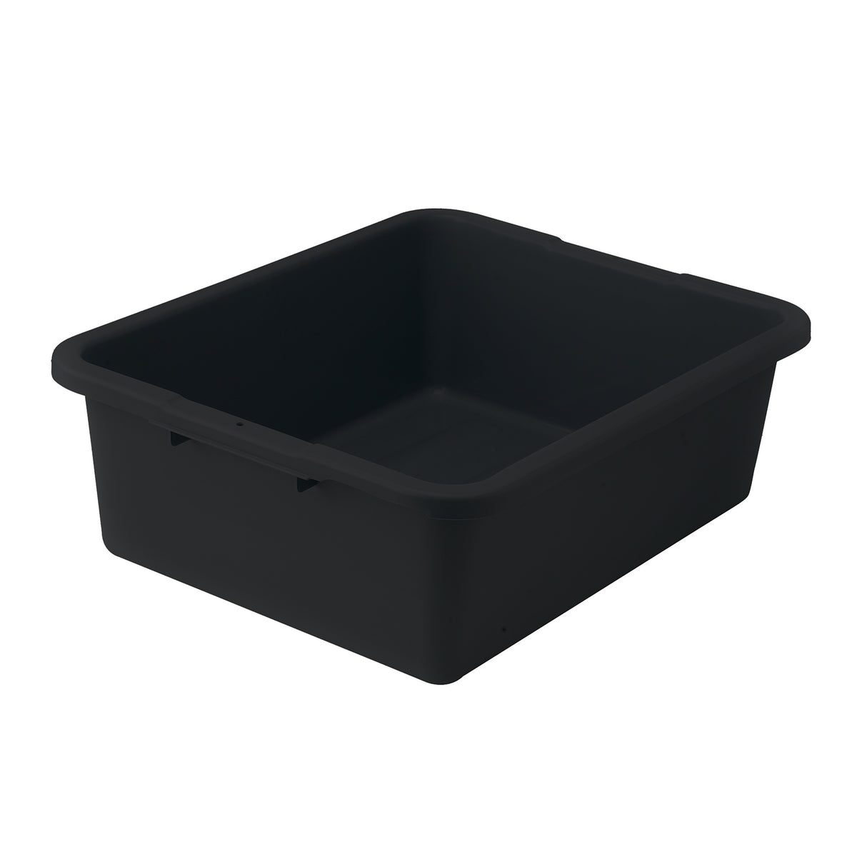 Winco PLW-7K Black Dish Box, 1-Compartment, Freezer Safe | polypropylene
