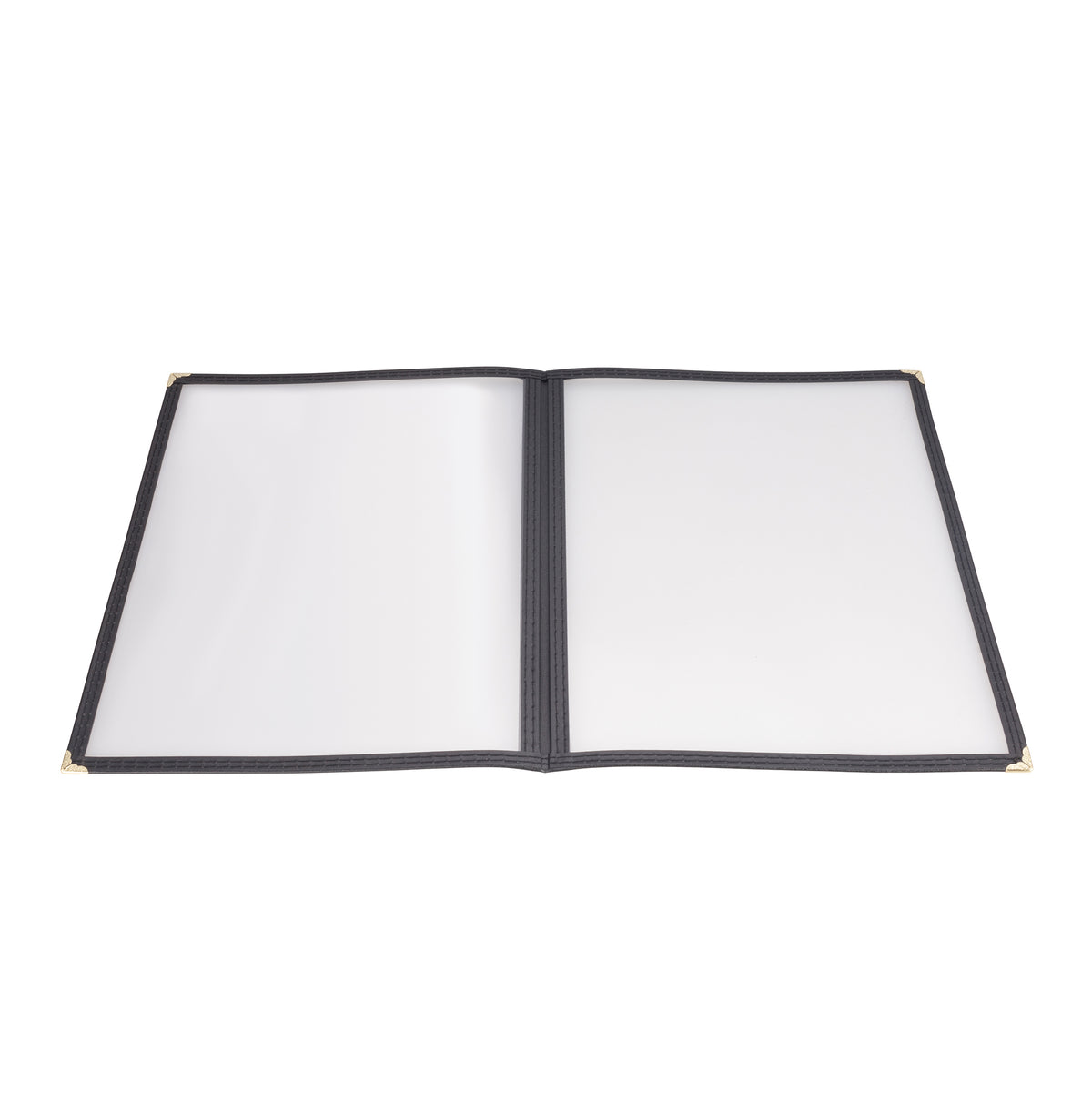 Winco PMCD-14K Menu Cover, Double Fold, Overall 9-9/16" X 15", Holds 8-1/2" X 14" Paper | plastic