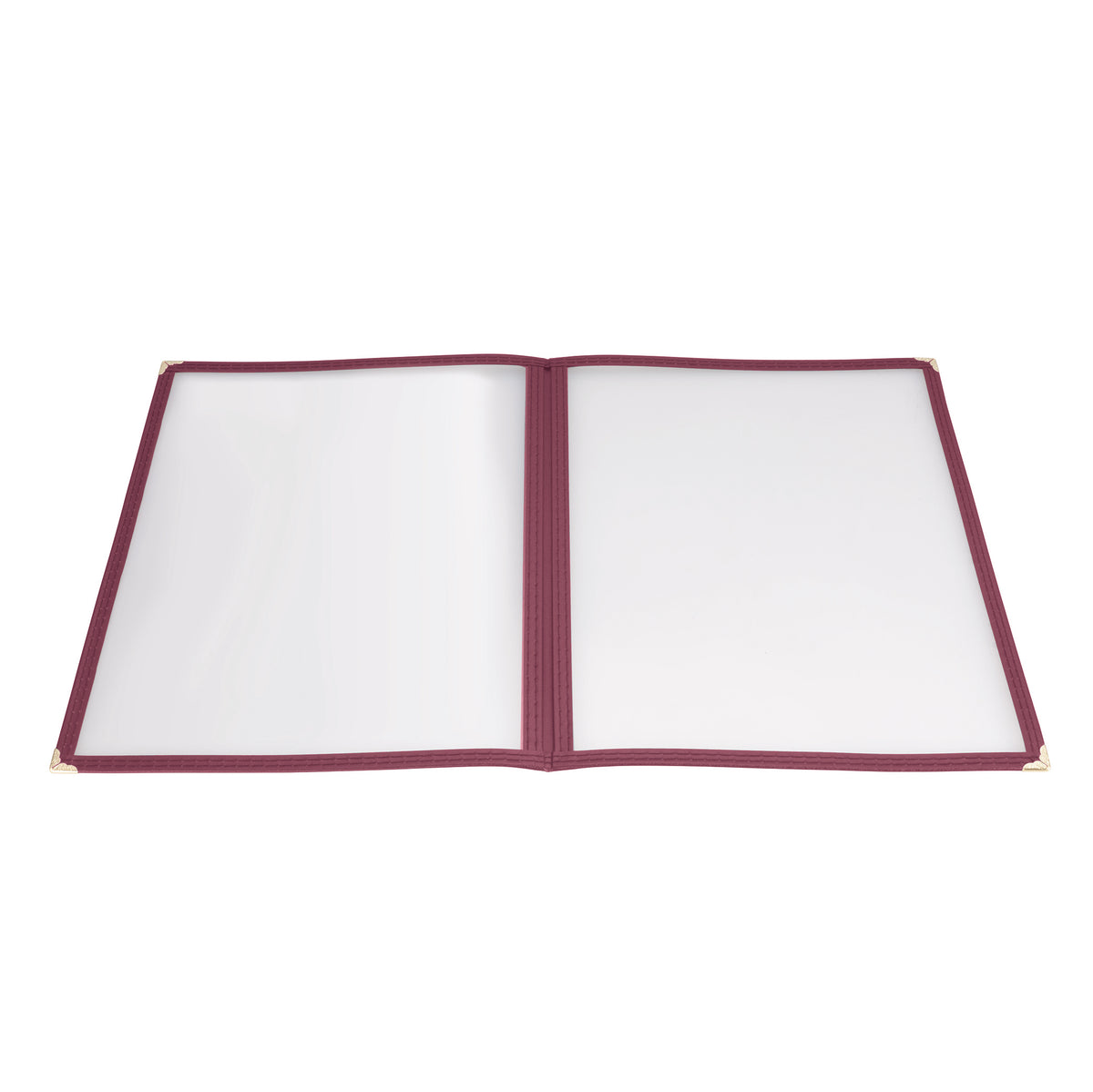 Winco PMCD-14U Menu Cover, Double Fold, Overall 9-9/16" X 15", Holds 8-1/2" X 14" Paper | plastic