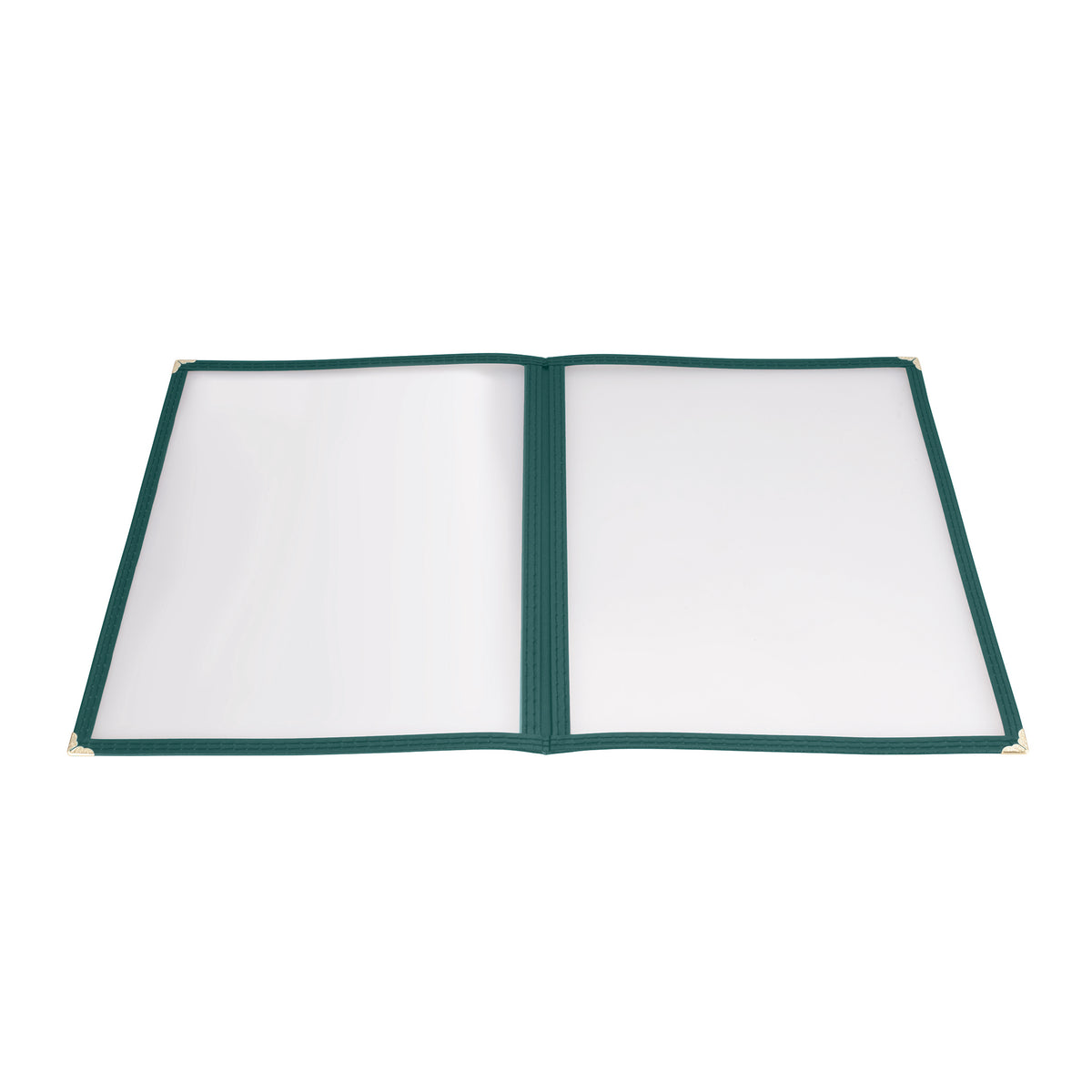 Winco PMCD-9G Menu Cover, Double Fold, Overall 9-3/8" X 12-1/8", Holds 8-1/2" X 11" Paper | plastic