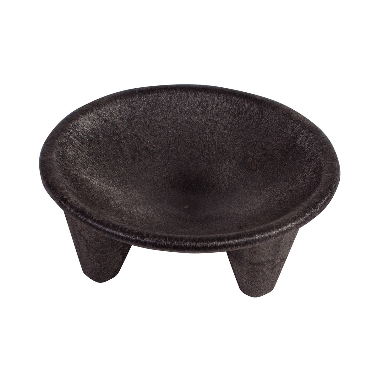 Winco PMP-12 Molcajete Salsa Plate Set, 12-oz BPA-Free Polypropylene, Black, 2-Plate | 11 - 20 oz
