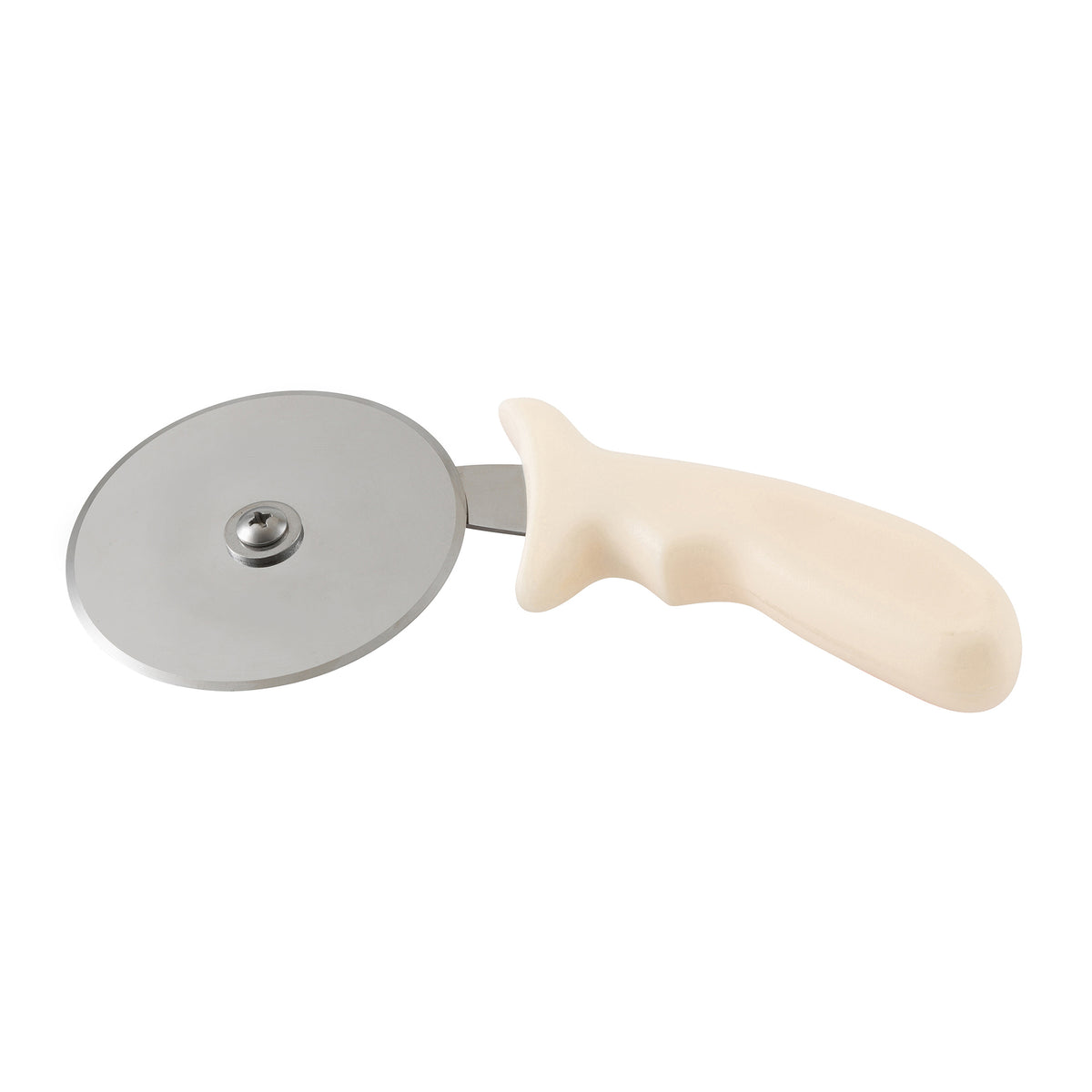 Winco PPC-4W Pizza Cutter with Polypropylene Handle & 4" Blade - White