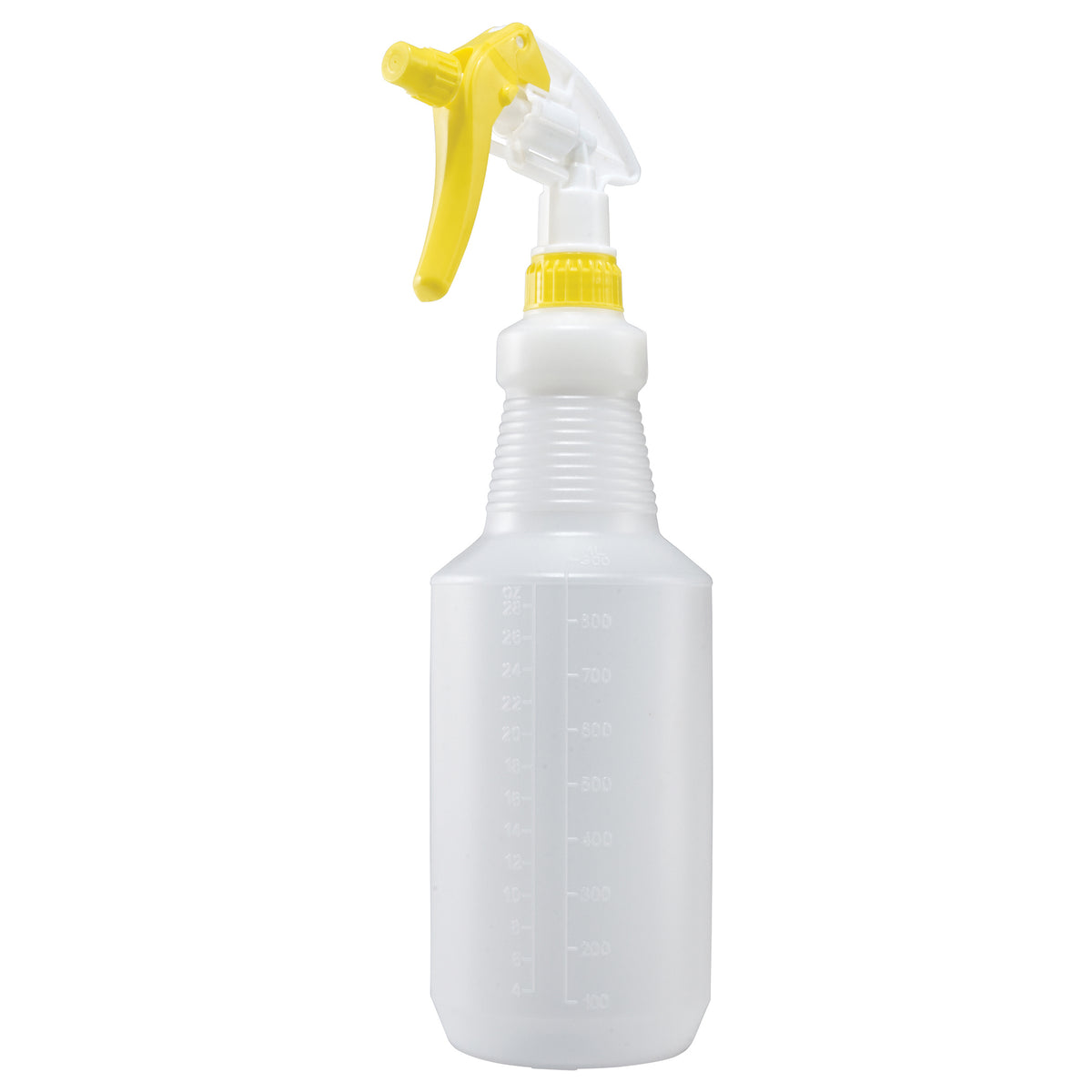 Winco PSR-9Y Spray Bottle, 28 oz. Plastic, Yellow/White Sprayer | 28 oz capacity