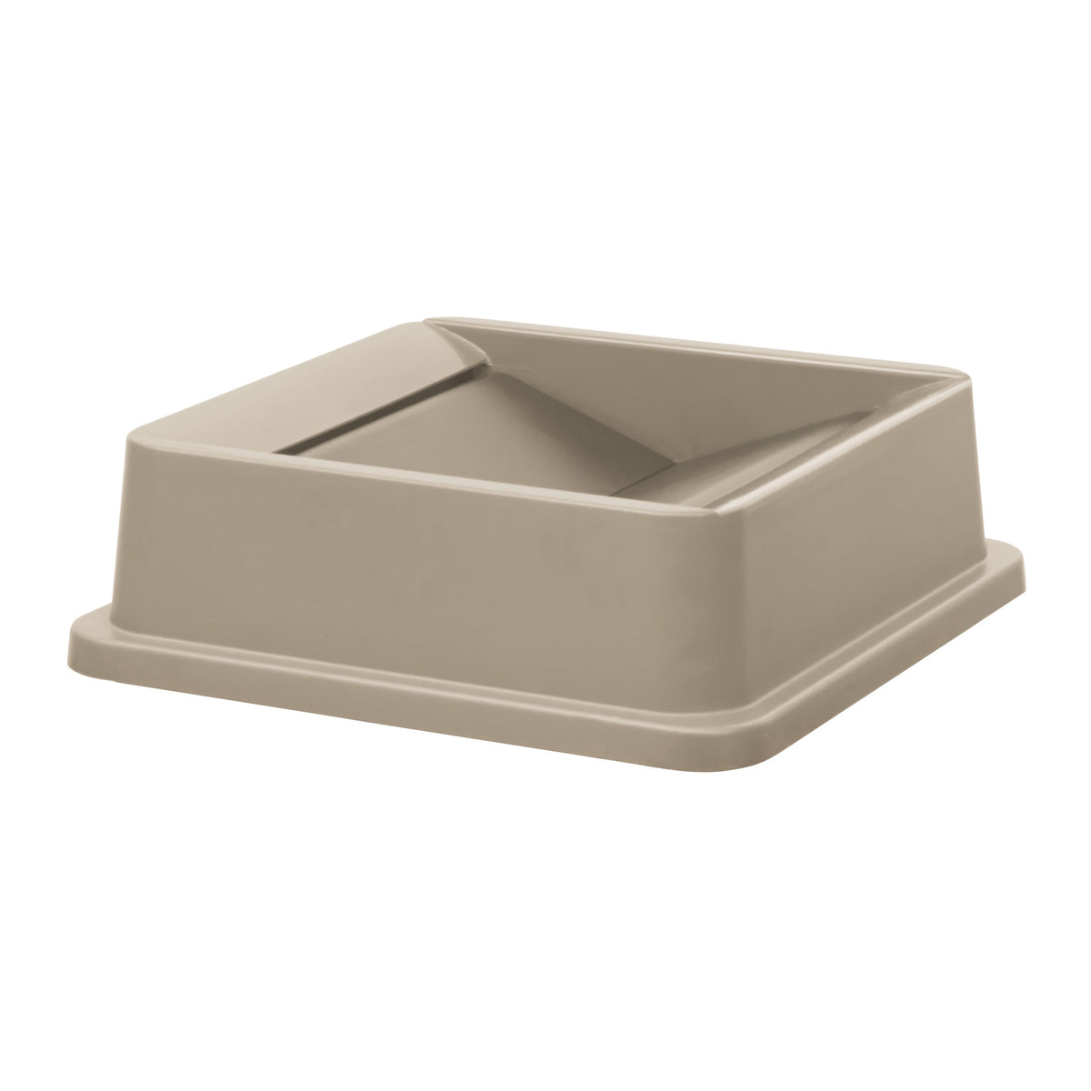 Winco PTCSL-23BE Lid, Square, Polystyrene, Beige (for PTCS-23BE) | plastic
