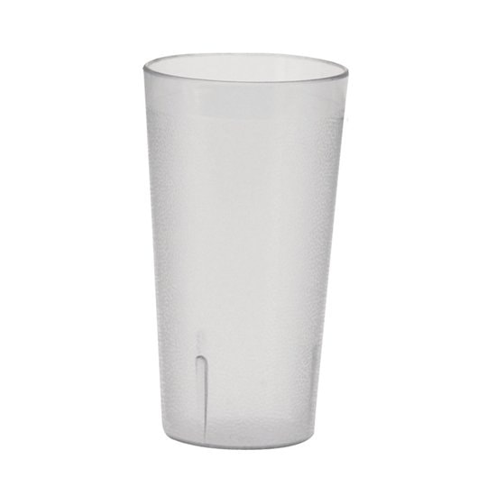 Winco PTP-32C 32-oz Pebbled Plastic Tumbler, Clear Finish, Dishwasher Safe 1 Quart - 1 Dozen | 32 oz = 1 qt