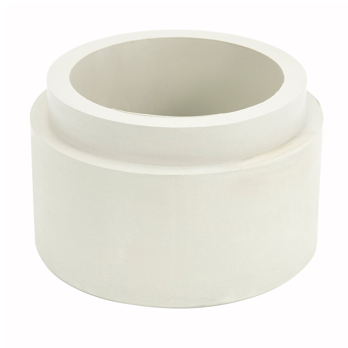 Winco RSB-6 Rubber Scrap Block - 6-1/2" Dia x 4" Deep, Durable Rubber for Dishwashing Tables, Red