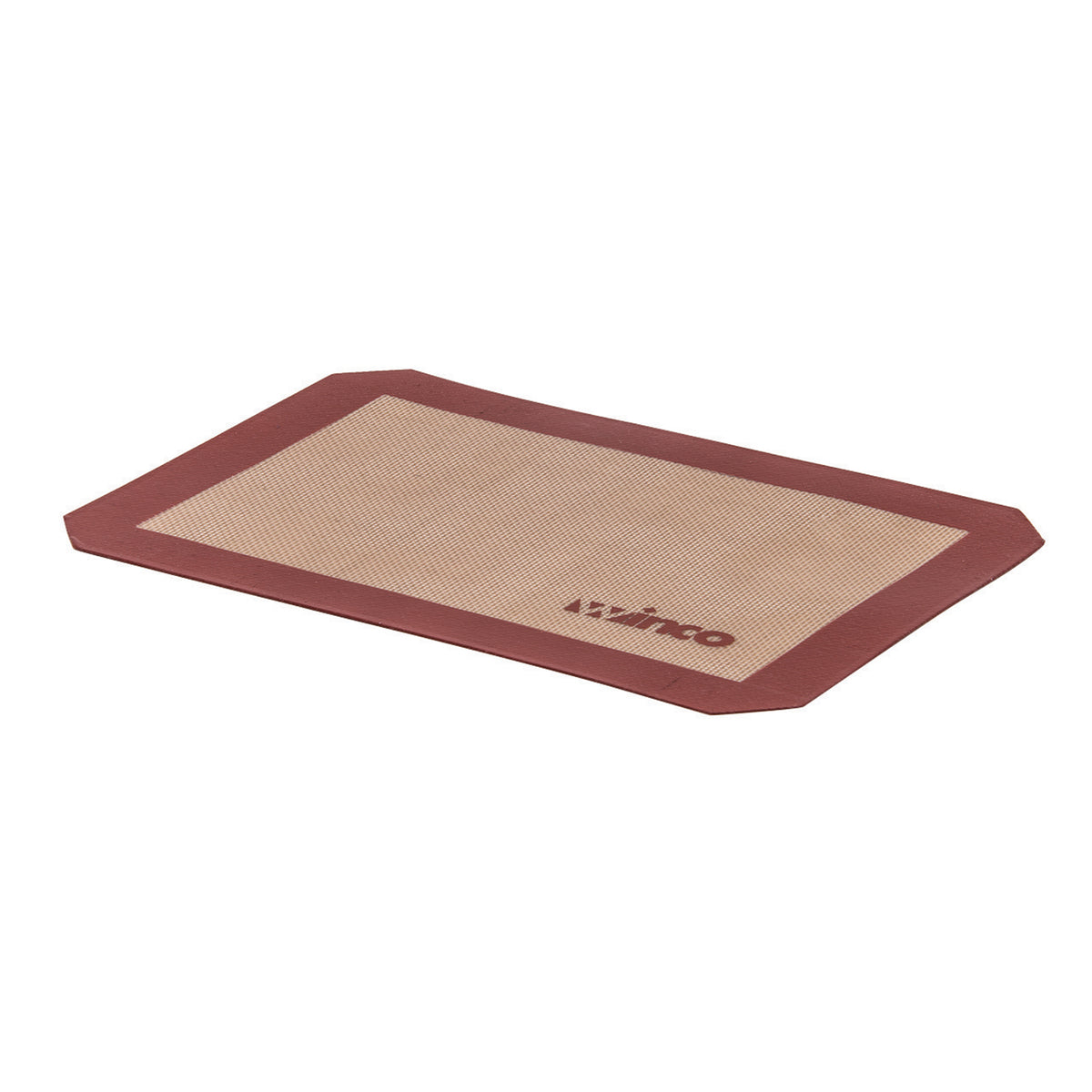 Winco SBS-11 Silicone Baking Mat, 8-1/4" X 11-3/4", 1/4 Size, Double-Sided, Fiberglass