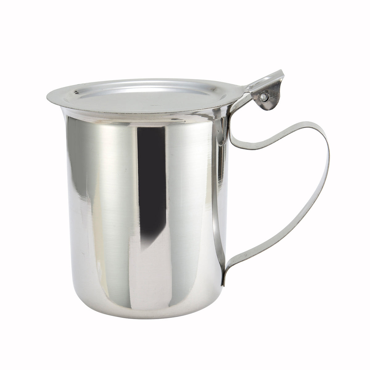 Winco SCT-10F 10 oz Stackable Server w/ Cover & Handle, Stainless Steel | 9 - 13 oz