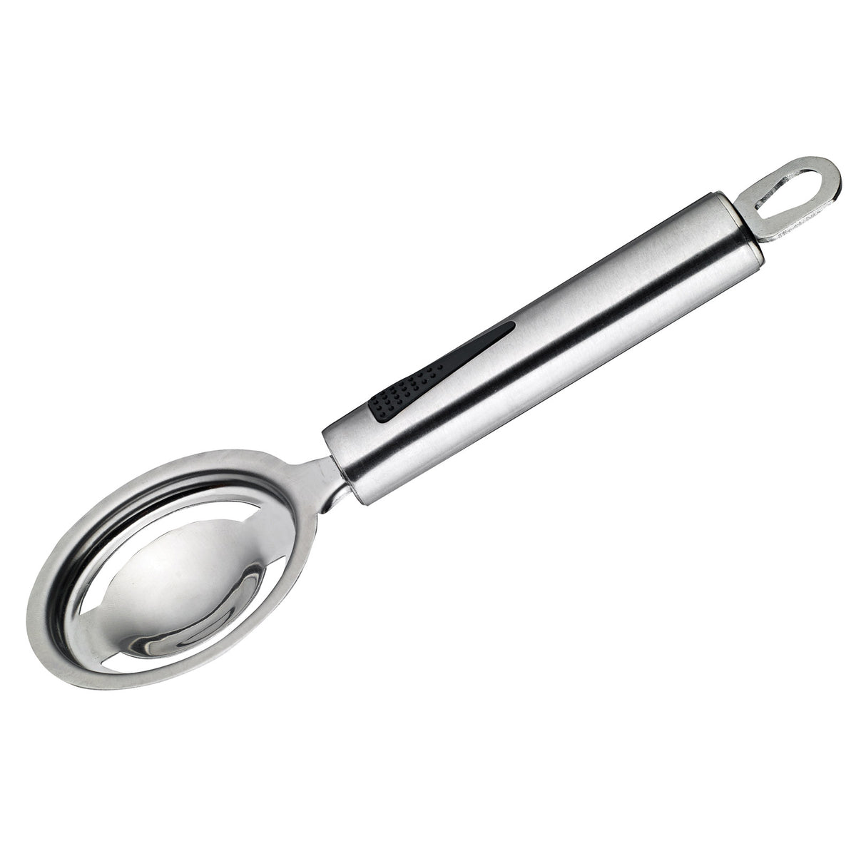 Winco SES-3 Egg Separator, 2-7/8" Dia., 8-1/2" Hollow Handle, Dishwasher Safe
