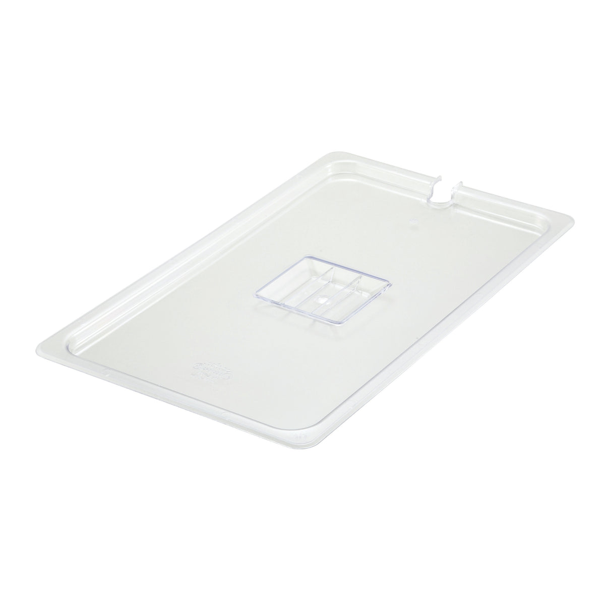 Winco SP7100C Poly-Ware Food Pan Cover, 1/1 Size, Slotted, Polycarbonate