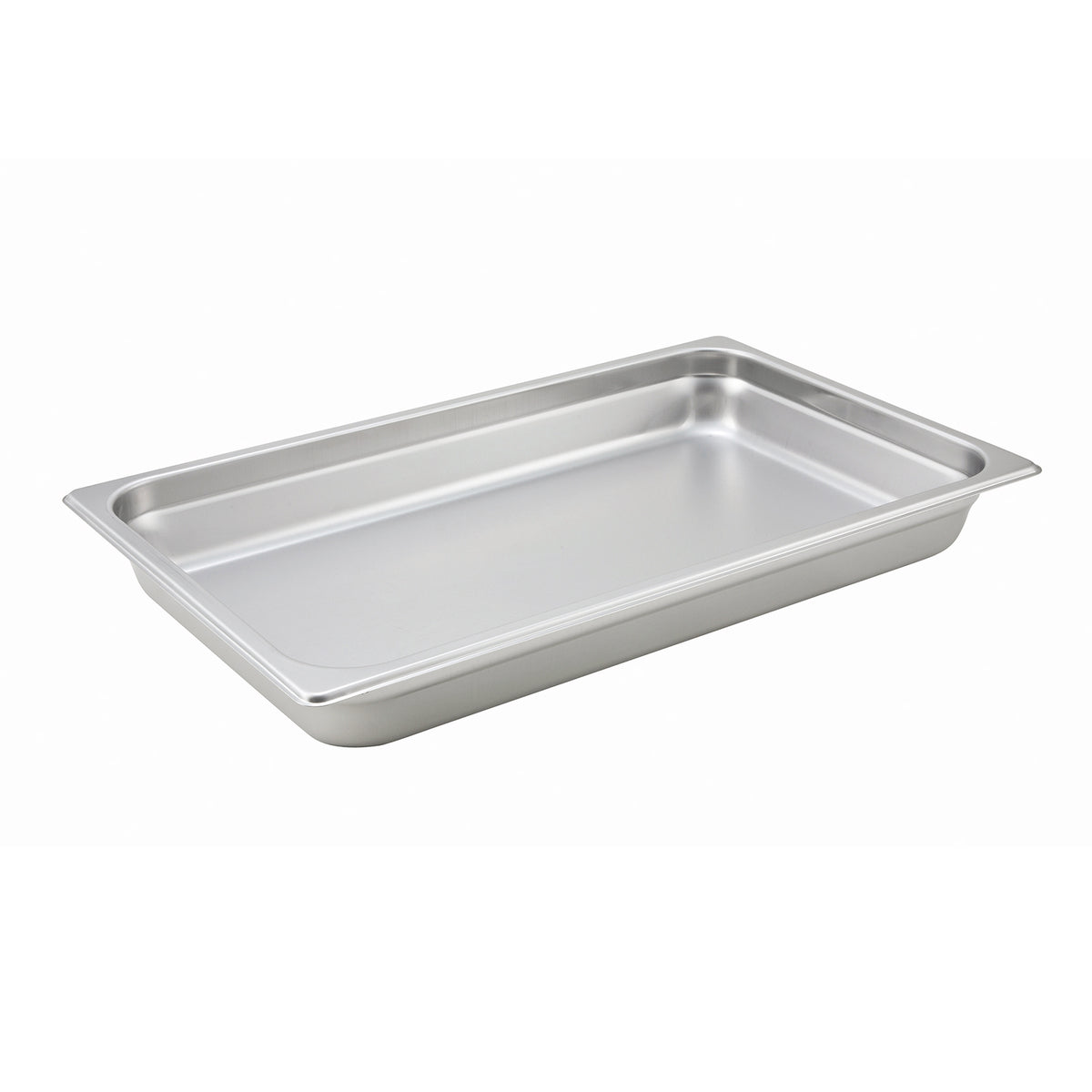 Winco SPJH-102 2 22 Gauge 1/2" Full Size Solid Anti-Jam Steam Table Pan / Hotel Pan