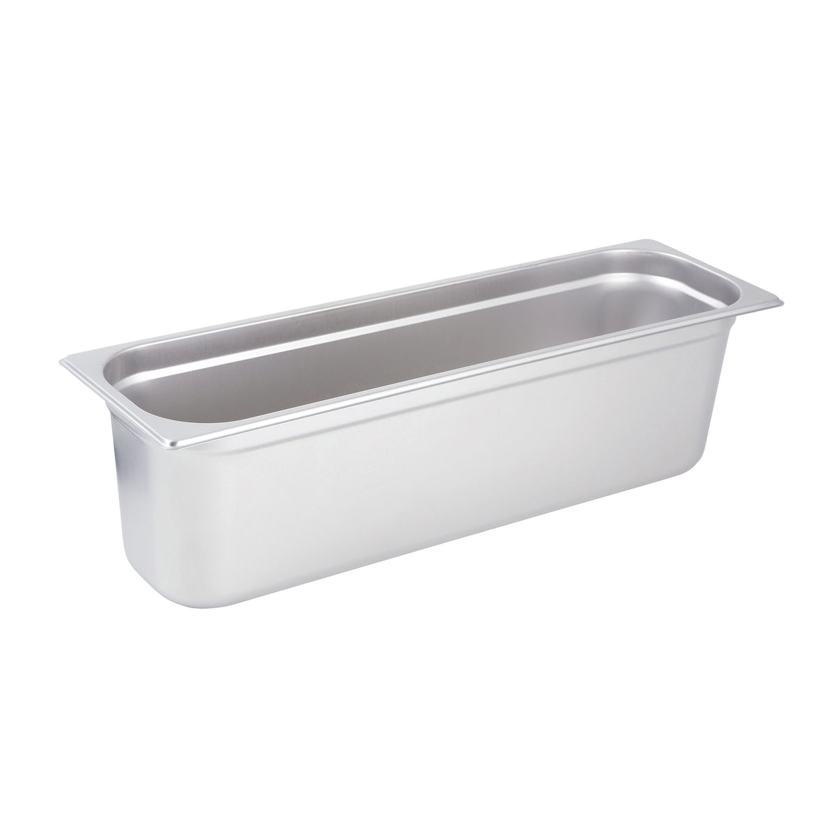Winco SPJL-6HL 6" Deep Stainless Steel Anti-Jam Half-Long Size Steam Table Pan