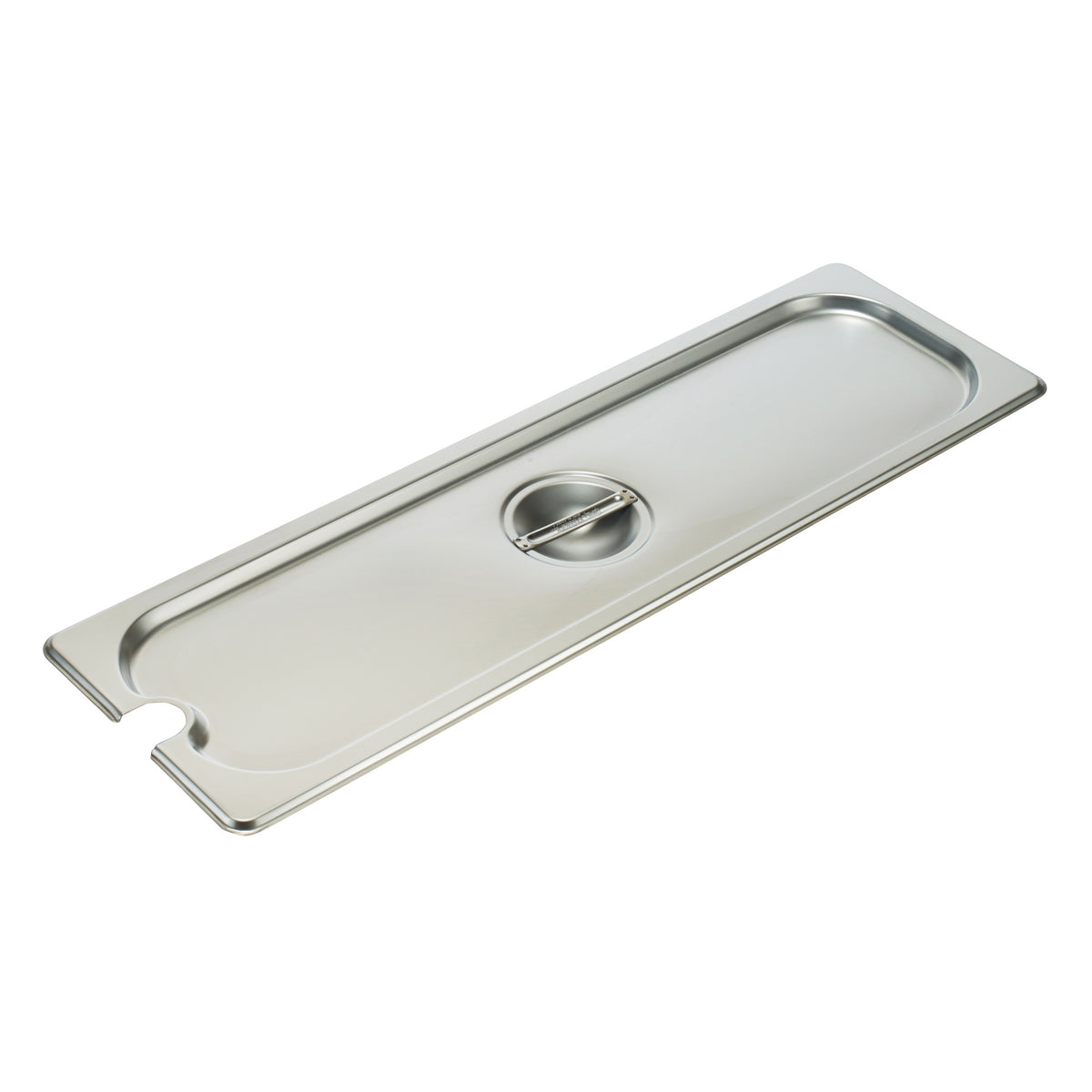 Winco SPJL-HCN Steam Table Pan Cover, 1/2 Size Long, Notched