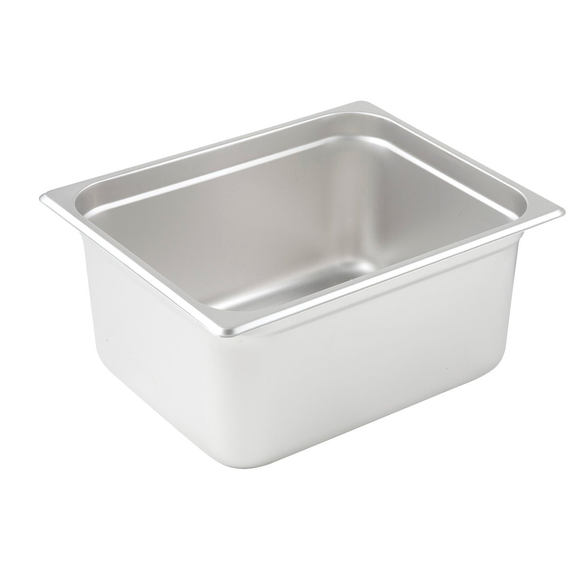 Winco SPJP-206 23 Gauge 6" 1/2 Size Solid Anti-Jam Steam Table Pan
